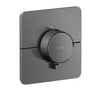 hansgrohe AXOR ShowerSelect ID thermostat, haut débit, encastré, softsquare, 36775330, Couleur: Chrome noir poli