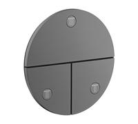 hansgrohe AXOR ShowerSelect ID robinet, 3 consommateurs, encastré, rond, 36779340, Couleur: Chrome noir brossé