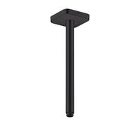 hansgrohe AXOR ShowerSolutions raccordement au plafond, 300mm, 26966670, Couleur: noir mat