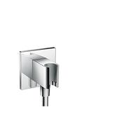 Hansgrohe Axor Fixfit Square Porter 36734000 – chromé, carré, clapet anti-retour, avec support mural