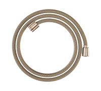 Hansgrohe hansgrohe Flexible de douche textile 1600 mm, Mâle 1x cône, 1x cylindre, bronze brossé Quantité:1