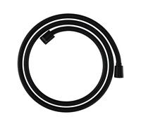 hansgrohe AXOR ShowerSolutions flexible de douche textile, 1600mm, écrou conique et cylindrique, 28259670, Couleur: noir mat