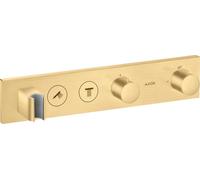 Hansgrohe Mitigeur thermostatique AXOR ShowerSolutions Select 460/90 encastré 2 sorties or brossé