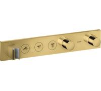 Hansgrohe AXOR Module thermostatique encastré Select 530/90, 3 consommateurs, Optique en or poli