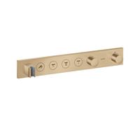hansgrohe AXOR ShowerSolutions module de thermostat Select 600/90, encastré, 4 consommateurs, kit complet, 18357140, Couleur: Bronze brossé
