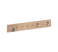 hansgrohe AXOR ShowerSolutions module de thermostat Select 600/90, encastré, 4 consommateurs, kit complet, 18357310, Couleur: Or rouge brossé