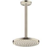 Axor ShowerSolutions raccord plafond 26433820 Nickel brossé, DN 15, longueur 300mm