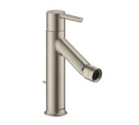 hansgrohe AXOR Starck Mitigeur monocommande de bidet, béqu'illes, garniture de vidage, 10214820, Couleur: Nickel brossé