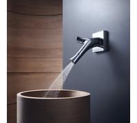 hansgrohe AXOR Starck Mitigeur de lavabo organique à 2 poignées encastré, montage mural, 12015000, Couleur: chrome