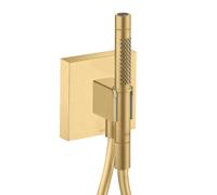 AXOR Starck Organic Set de douche avec raccord mural coudé et support, 2 jets, 12626250,