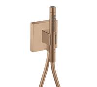 AXOR Starck Organic Set de douche avec raccord mural coudé et support, 2 jets, 12626310,