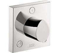 Axor Starck Organic Trio / Quattro 12731000 Robinet d'arrêt et inverseur dissimulé, chromé