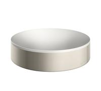 hansgrohe AXOR Suite lavabo à poser, rond, D 400mm, avec cadre métal, sans trop-plein, SOLIDSurface, 42001800, Couleur: Acier inoxydable Optic