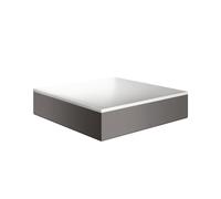 hansgrohe AXOR Suite lavabo à poser, rectangulaire, 400x400mm, avec cadre métal, sans trop-plein, SOLIDSurface, 42003340, Couleur: Chrome noir brossé