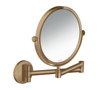 Hansgrohe hansgrohe Axor Uni. Miroir de rasage circulaire, montage mural, bronze brossé Quantité:1