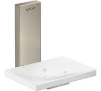 Axor Universal Rectangular porte-savon mural nickel-blanc 42605820