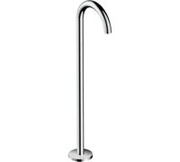 Axor Uno 3 Bec déversoir pour robinet encastrable sur pied courbé chrome 38412000