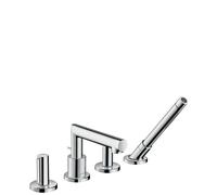 Axor Uno 3 Robinet de baignoire sur gorge 4 trous avec levier zéro chrome 45444000