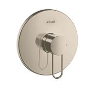 AXOR Uno - Façade de mitigeur monocommande encastré pour 1 sortie nickel brossé