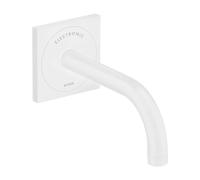 hansgrohe AXOR Uno Mitigeur de lavabo, électronique, encastré, saillie 165mm, alimentation secteur, 38119700, Couleur: Blanc mat