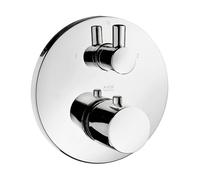 Hansgrohe AXOR UnoÃÂ² Thermostat AXOR UnoÃÂ² encastrÃ© avec robinet d'arrÃÂªt et inverseur, 2 consommateurs, Coloris: chrome - 38720000