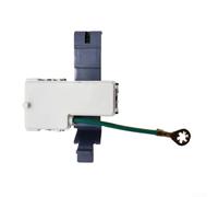 Axorafow 8318084 Interrupteur de porte de rechange pour machine à laver compatible avec les appareils ménagers, installation robuste du capteur de verrouillage de sécurité, noir et blanc