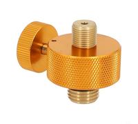 Axorafow Adaptateur de réchaud de camping en alliage de cuivre-aluminium avec interrupteur, compatible avec bouteille de gaz GPL du Moyen-Orient vers réservoir d'air, convertisseur d'interface filetée