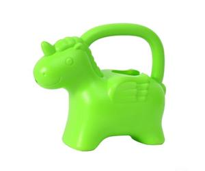 Axorafow Arrosoir de 0,5 l pour enfants en forme d'animal (éléphant/dinosaure/licorne) - Arrosoir de jardin maniable pour enfants fabriqué en polypropylène durable 24 (poney vert)
