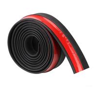 Axorafow Bande de spoiler flexible pour SUV 2. Corps personnalisé en caoutchouc pour pare-chocs de voiture, pare-chocs avant, 5 m, lot d'installation pour menton, voitures, camions, noir