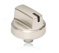Axorafow Bouton de rechange pour cuisinière WB03X29354, commande de brûleur ABS argenté avec installation et chaleur de 6 cm