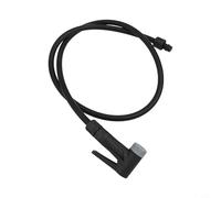 Axorafow Buse d'air compatible avec pompe à air pour vélo, scooter, joints d'étanchéité avec gonfleur à bouche, tuyaux en caoutchouc hermétiques - Air de rechange 8 mm/10 mm tête abstpu (noir) (M10)