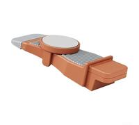 Axorafow Butée de porte mobile avec ressort de compression et support de rangement, construction PP et TPR, design anti-collision et coupe-vent pour portes en verre, en bois et robustes (orange)