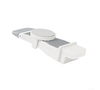Axorafow Butée de porte mobile avec ressort de compression et support de rangement, construction PP et TPR, design anti-collision et coupe-vent pour portes en verre, en bois et robustes (blanc)