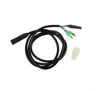 Axorafow Câble d'extension à 9 broches pour moteurs de moyeu avant et arrière Bafang conçu avec du caoutchouc ignifuge et un assemblage de fil interne (65 cm)