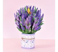 Axorafow Carte de vœux 3D pour la fête des mères, bouquet de fleurs, carte pour maman, épouse, grand-mère, faite à la main, invitation florale, anniversaire, anniversaire de mariage, 25 x 25 cm
