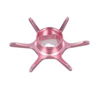 Axorafow e déchargement de frein en alliage d'aluminium avec structure étoile à 6 points - 60 mm de diamètre 6,2 g - Compatible avec Metanium Dc/antares/Curado/pour Scorpion Series (rose)