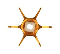Axorafow e déchargement de frein en alliage d'aluminium Baitcast avec structure étoile à 6 points - 60 mm de diamètre 6,2 g - Compatible avec Metanium Dc/antares/pour Curado/pour scorpion Series
