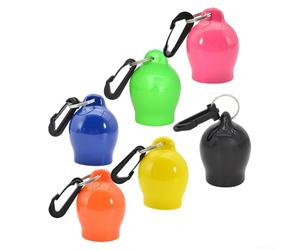 Axorafow Deuxième étape Plongée Bec de Plongée Ordinateurs - Protection en PVC avec crochet de suspension, résistant au sable et aux débris, 71 x 52 mm, 45 g - Orange/Jaune/Bleu/Rose Rouge/Noir/Vert