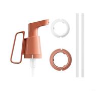 Axorafow Distributeur de sauce réutilisable avec poignée pour tomate, ketchup, huître, ajustement réglable à 99 % des bouteilles en verre, presse quantitative de 2 ml, gadget de cuisine étanche, vert