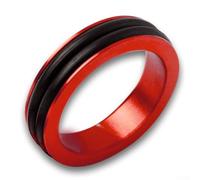 Axorafow Extracteur de nœuds en aluminium pour anneau de ligne de pêche rouge - Poignée en alliage pour outil en caoutchouc antidérapant - 4 tailles avec diamètre intérieur 19,5 mm