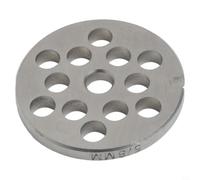 Axorafow Hachoir à viande en acier n°5, disque perforé de 5,35 cm avec trous pour le traitement de la viande, du poisson, des légumes, accessoire de rechange de qualité alimentaire, argenté (8 mm)