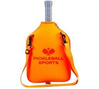 Axorafow Housse de protection de pagaie de pickleball en néoprène avec sangle adaptable 24 x 31 cm, résistante à l'eau et aux rayures, pour pagaies Franklin Selkirk Plus standard (orange)