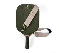 Axorafow Housse de protection de pagaie de pickleball en néoprène avec sangle réglable - 24 x 31 cm - Résistant à l'eau et aux rayures - Pour Franklin Selkirk et pagaies standard (vert)