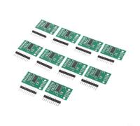 Axorafow HX711 Lot de 10 modules de cellule de charge 24 bits ADC double gain programmable capteur faible poids pour Arduino projets de bricolage (petite carte)
