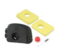 Axorafow Kit de remplacement de filtre à air pour moteurs de tondeuse Briggs Stratton 450e 500e 550e 550ex - Comprend un couvercle 595660 595663 Base 799579 Filtre en mousse Ressort régulateur