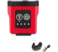 Axorafow Lampe frontale LED rechargeable avec détecteur de mouvement, 5 modes, lumière blanche et rouge, 1100 mAh, USB, phare léger pour la pêche, la randonnée, le camping, 54 g (A)