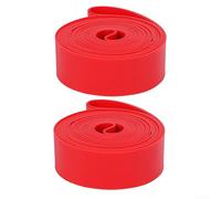 Axorafow Lot de 2 coussinets anti-crevaison en PVC pour pneu de vélo de 61 cm/66 cm/69,8 cm/73,7 cm et 700 C, s'adapte entre le ruban de jante et la chambre à air pour éviter le perçage des rayons et