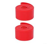 Axorafow Lot de 2 coussinets anti-crevaison en PVC pour pneu de vélo de 61 cm/66 cm/69,8 cm/73,7 cm et 700 C, s'adapte entre le ruban de jante et la chambre à air pour éviter le perçage des rayons et