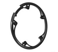 Axorafow Lot de 2 housses de pédalier pour pédalier 48T 5 trous - Protection ABS anti-poussière et anti-rayures pour vélo pliable - 9,5 cm - Noir - 50 g