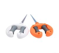 Axorafow Lot de 2 piquets de guidage de tuyau d'arrosage avec système de pointe à rouleau - 27 cm - Protection des plantes ABS pour le positionnement du tuyau d'arrosage et le guidage de tuyau - Blanc
